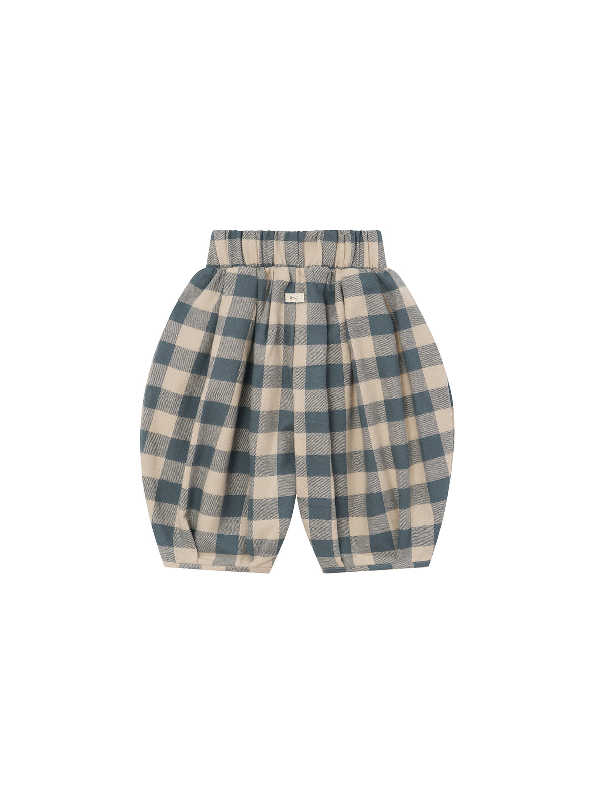 Fog Blue Gingham Lodge Pants [Organic Zoo](26AW)drop1