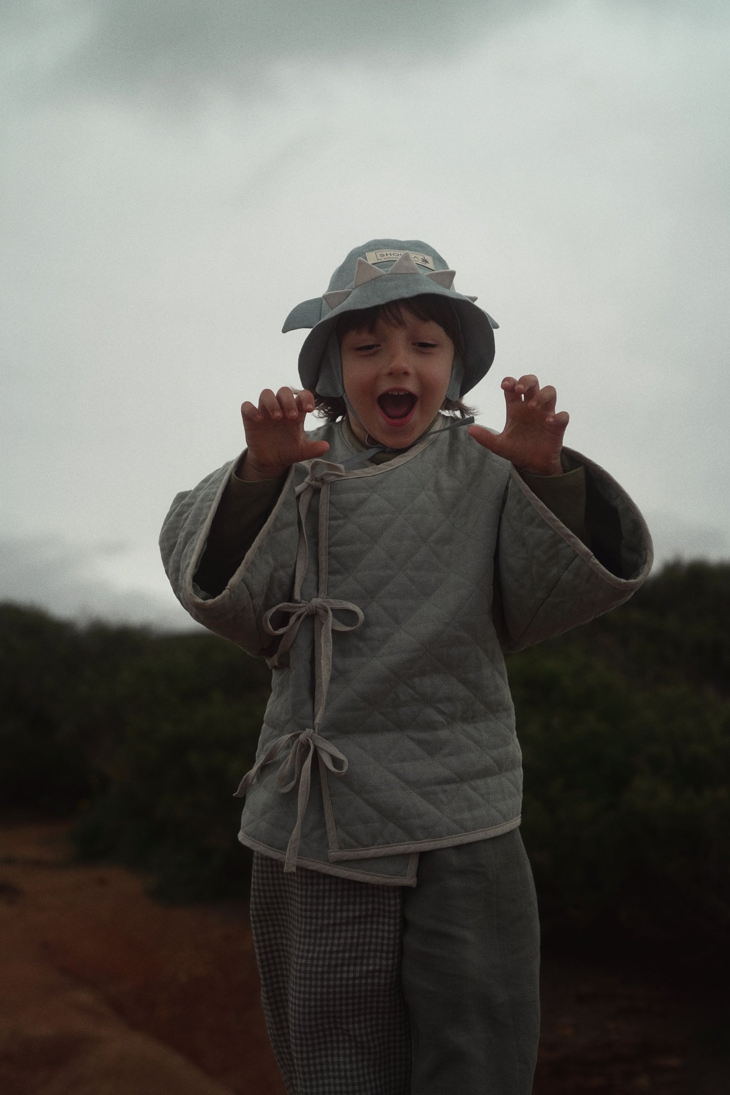 【オーダー会】'SHARK' LINEN HAT [SHOMKA] 【2026年4月中旬以降順次発送】