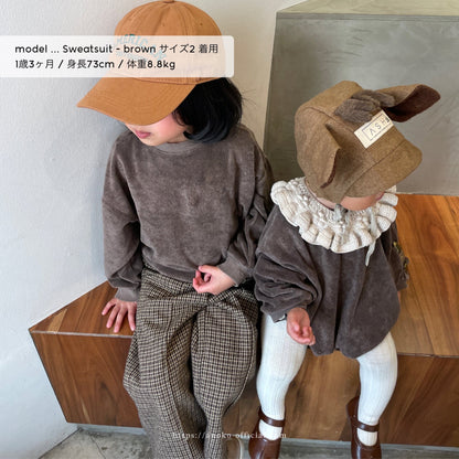 【26年11月オーダー会】 Baby Sweatsuit [EARTH THE ARCHIVE] (全5色) 【2026年3月上旬以降お届け予定】