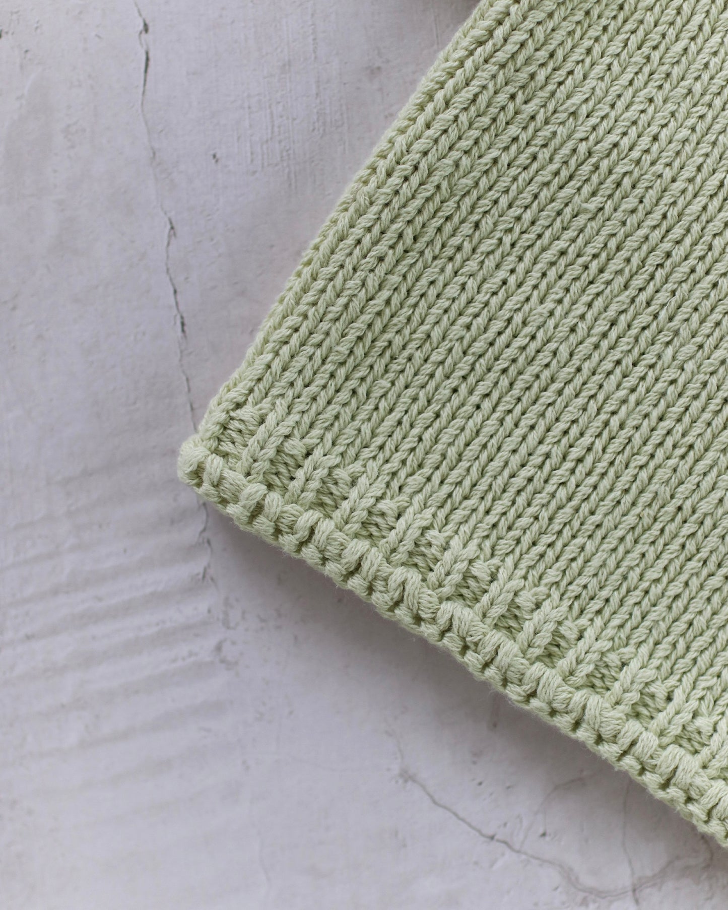 Knit top - Light Olive [EARTH THE ARCHIVE] (26AW)