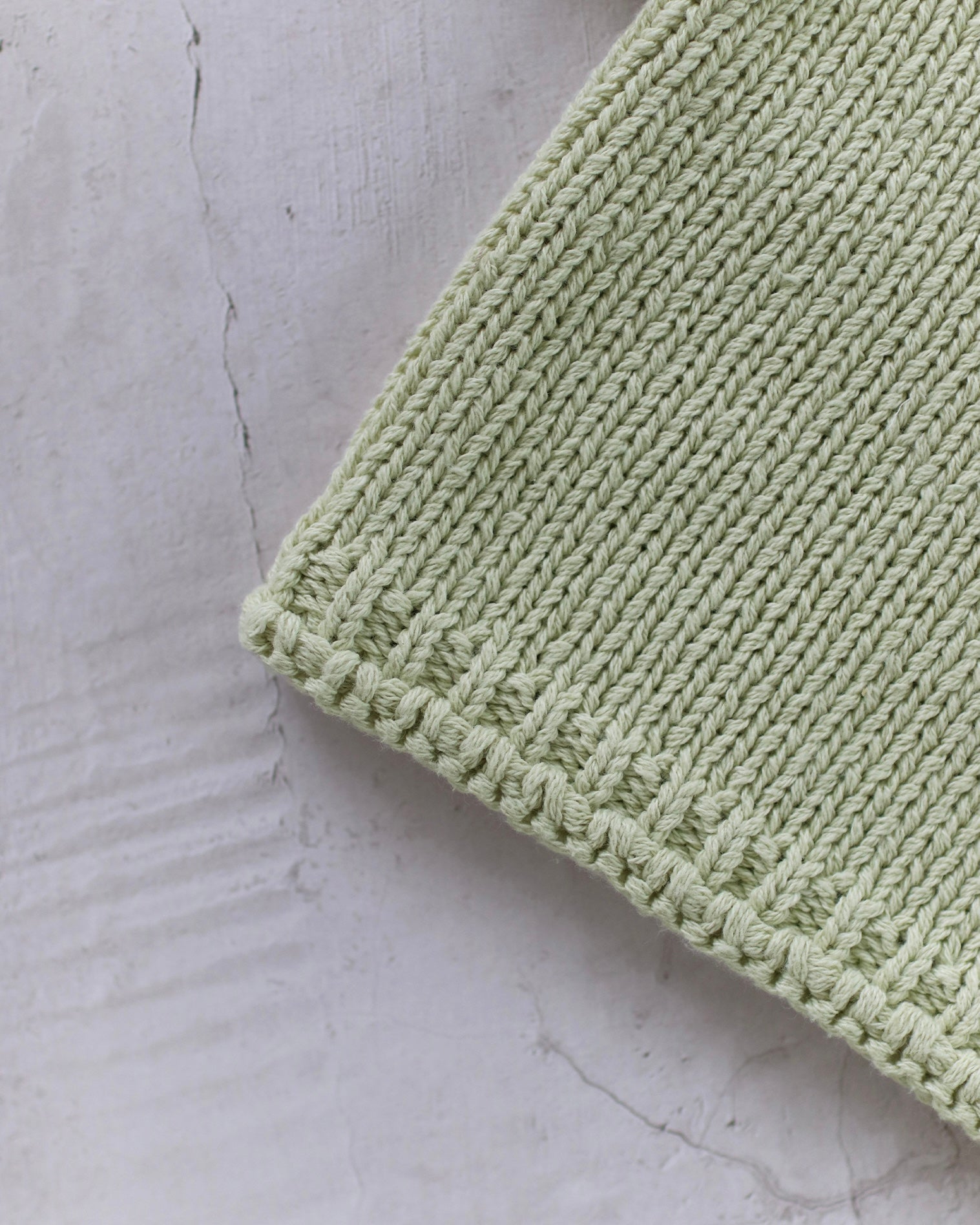 Knit top - Light Olive [EARTH THE ARCHIVE] (26AW)