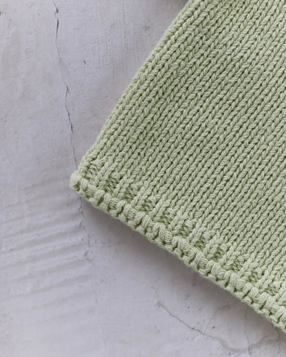 Knit top - Light Olive [EARTH THE ARCHIVE] (26AW)
