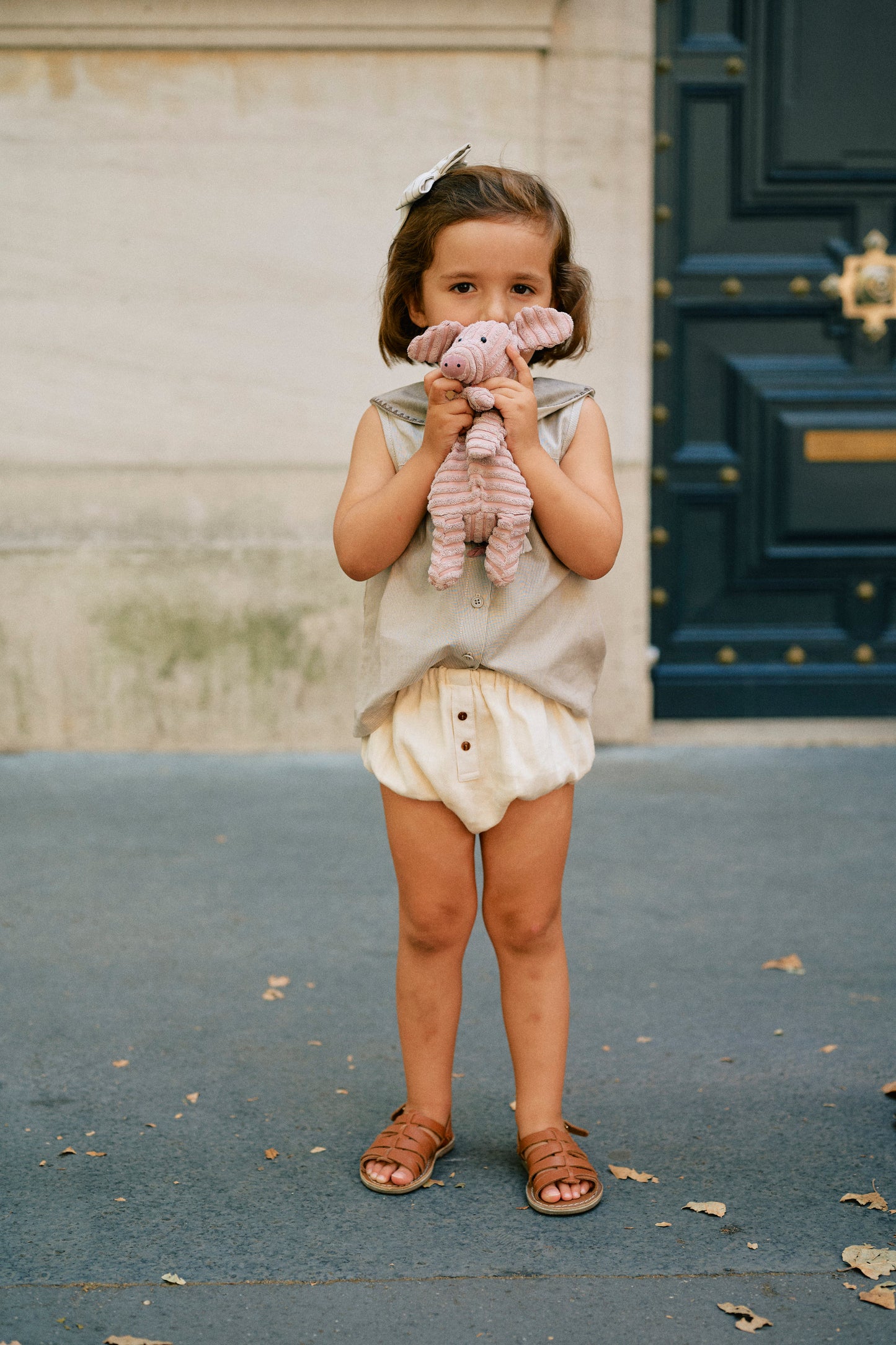 Bloomer CHAILLOT - chalk chevron [Maison Marelle](25SS DROP2)