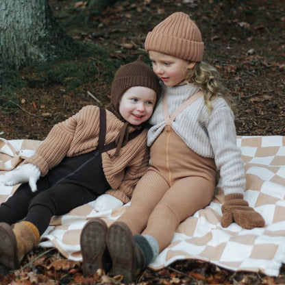 Retro Wooly Footless Tights - Espresso [SILLY Silas]