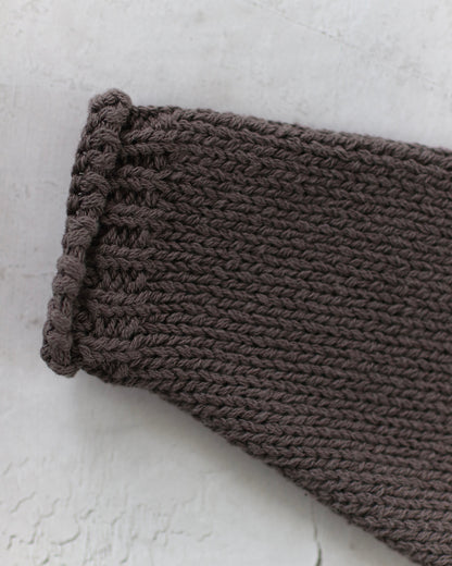 Knit top - Brown [EARTH THE ARCHIVE] (26AW)