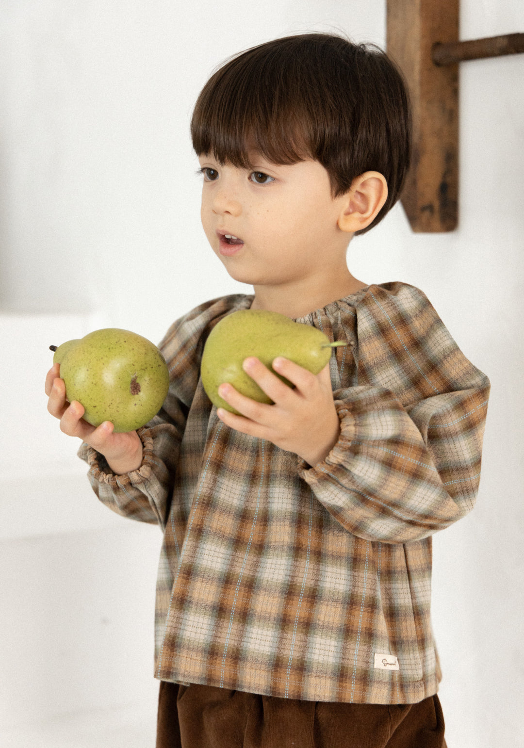 Forest Check Blouse [Doucement] (25AW)【2025年10月下旬以降お届け予定】