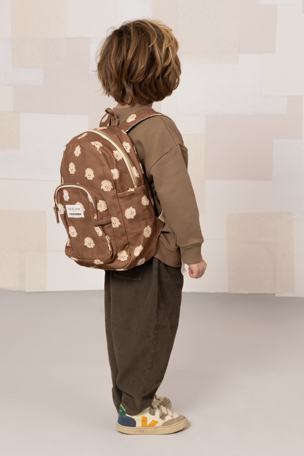 KIDS BAG - MOCHA / DOG [STUDIO BOHEME] (25AW)
