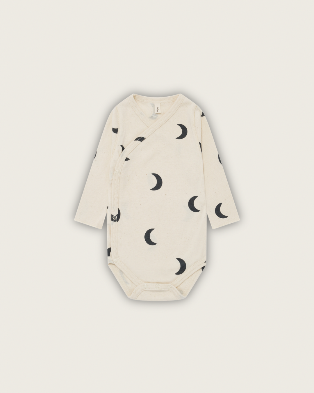 Undyed Midnight Wrap Bodysuit GOTS [organic zoo] (26SS)