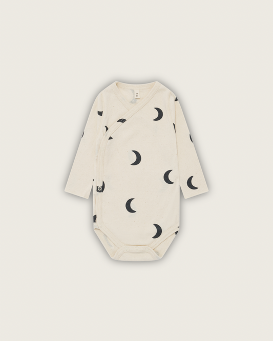 Undyed Midnight Wrap Bodysuit GOTS [organic zoo] (26SS)