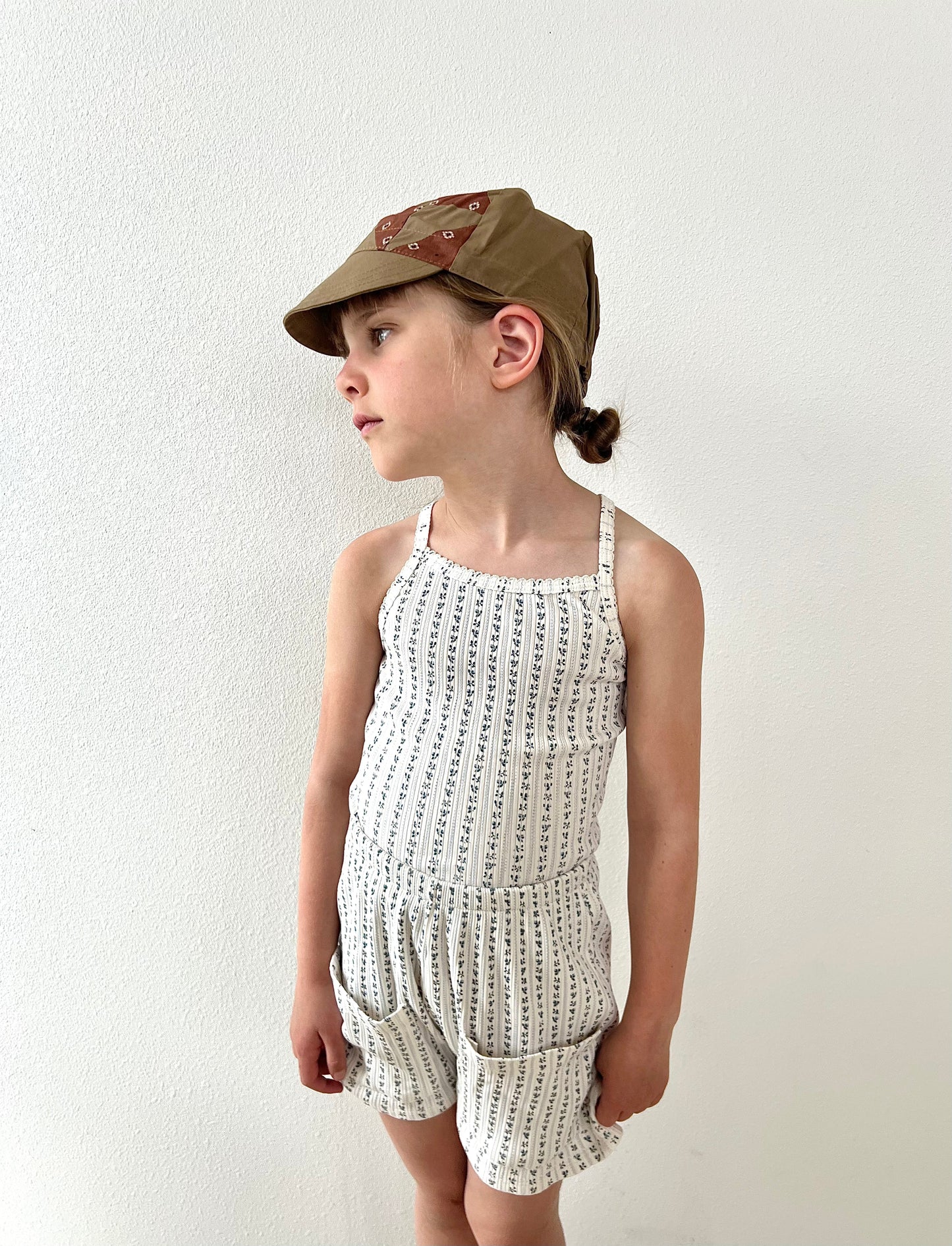 [iver and isla] patchwork cap  (acorn) - SS24