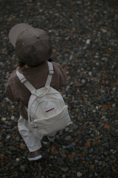 【オーダー会】Wouldu Corduroy Back Pack - Cream [wouldU]【2025年11月下旬以降順次お届け予定】