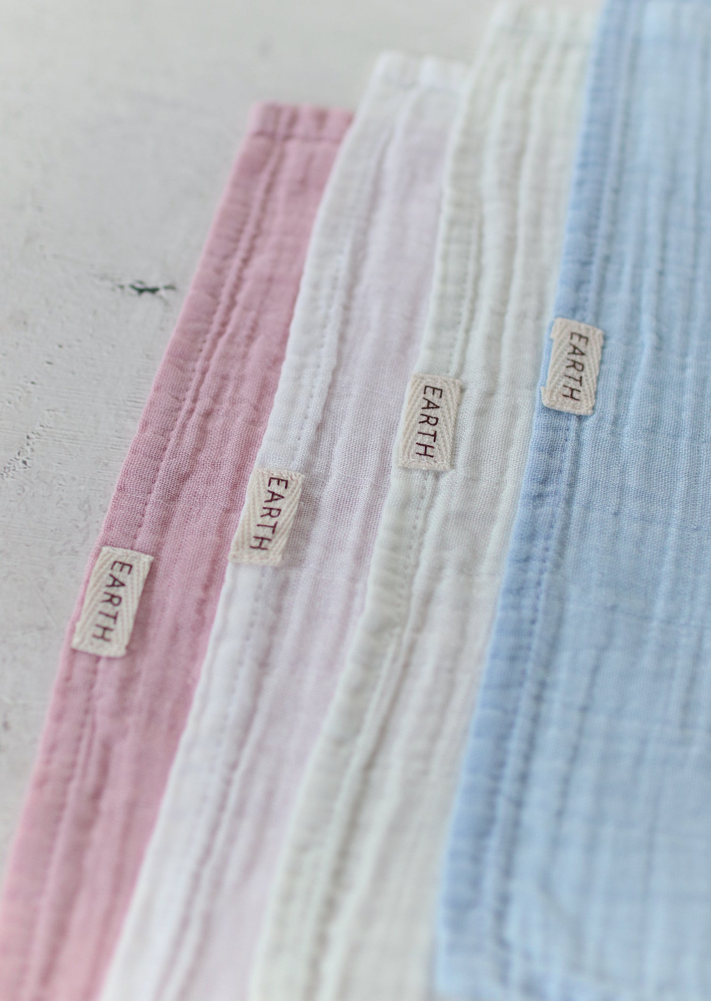 Plant dyed organic cloths set - Solid [EARTH THE ARCHIVE] (26AW)