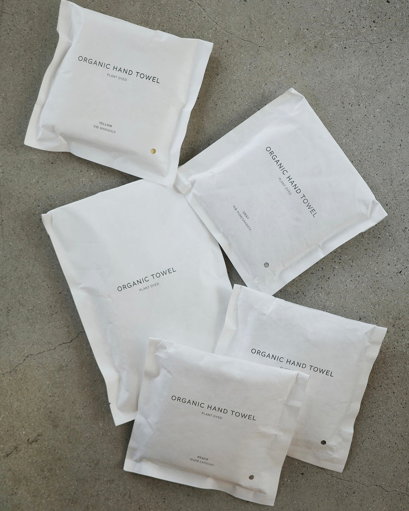 Hand towel - Peach [EARTH THE ARCHIVE] (26AW)