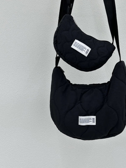 【オーダー会】Couple Cross Bag - Black Beige [wouldU]【2025年11月下旬以降順次お届け予定】