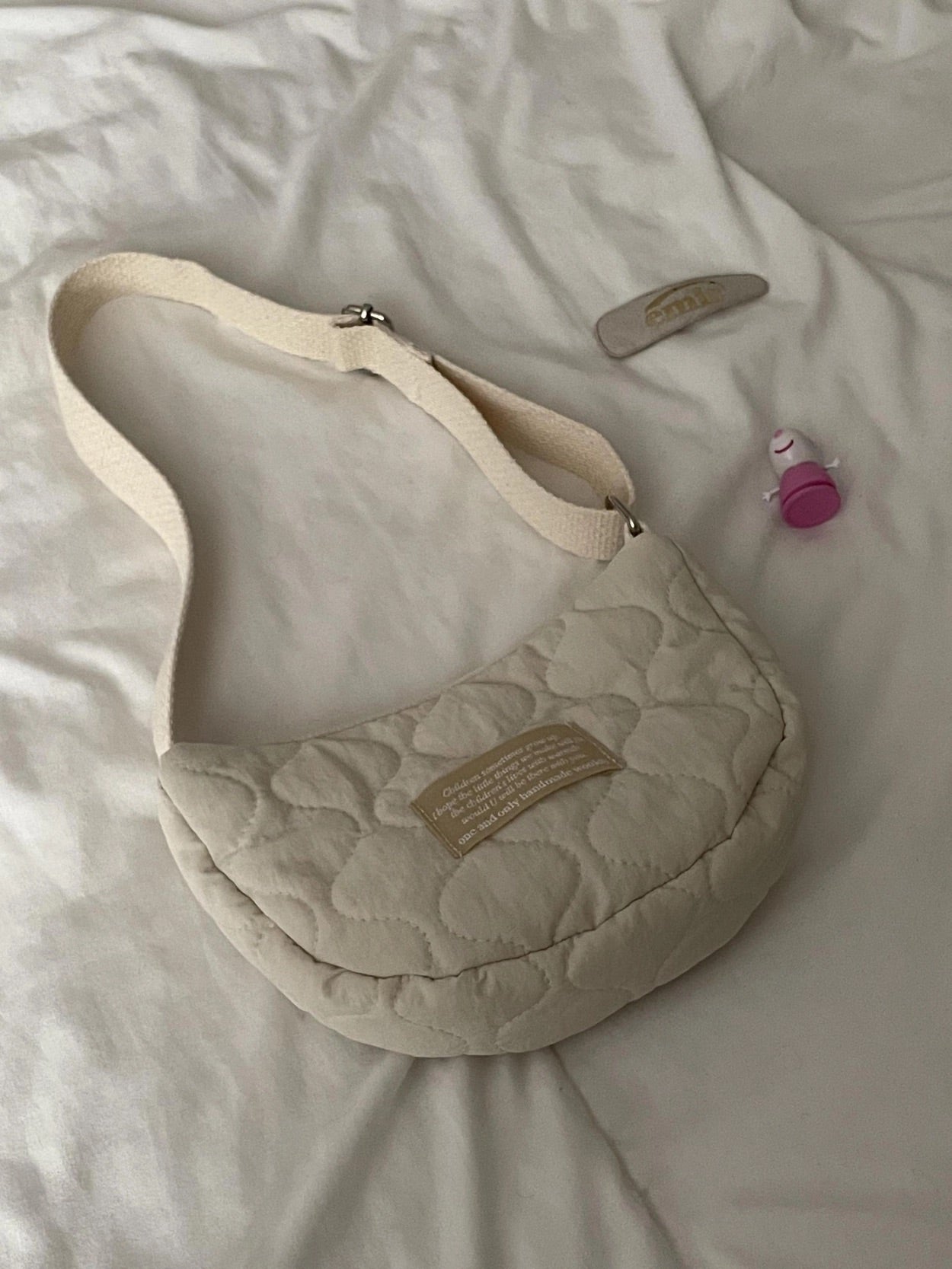 【オーダー会】Couple Cross Bag - Cream Beige [wouldU]【2026年1月上旬以降順次お届け予定】