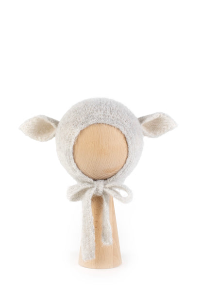 【オーダー会】 Fairy Bonnet Alpaca & Silk - Pearl Gray  [GANG OF KIDS / ギャングオブキッズ] 【2025年11月中旬頃発送予定】