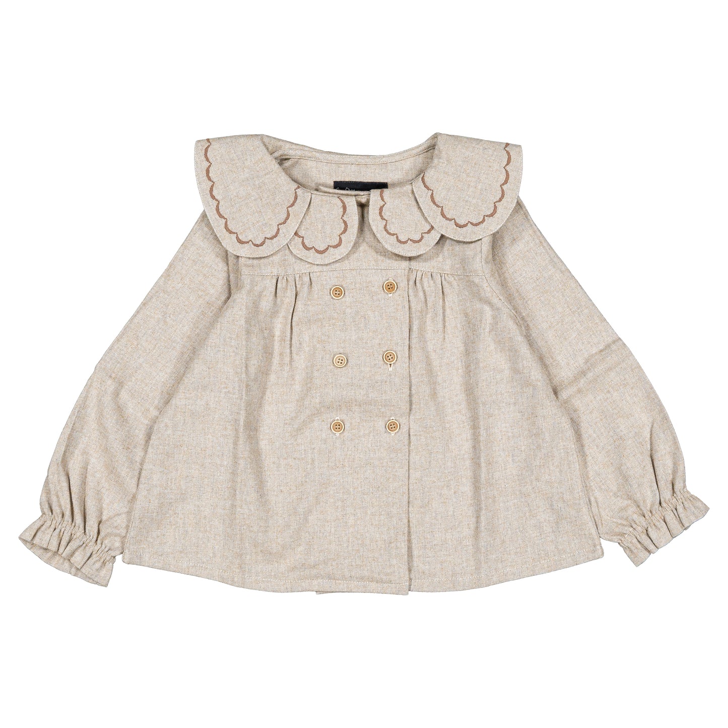【オーダー会】 Blouse NOLLET - flannel beige [Maison Marelle](25AW Drop1) 【2025年12月中旬以降発送予定】