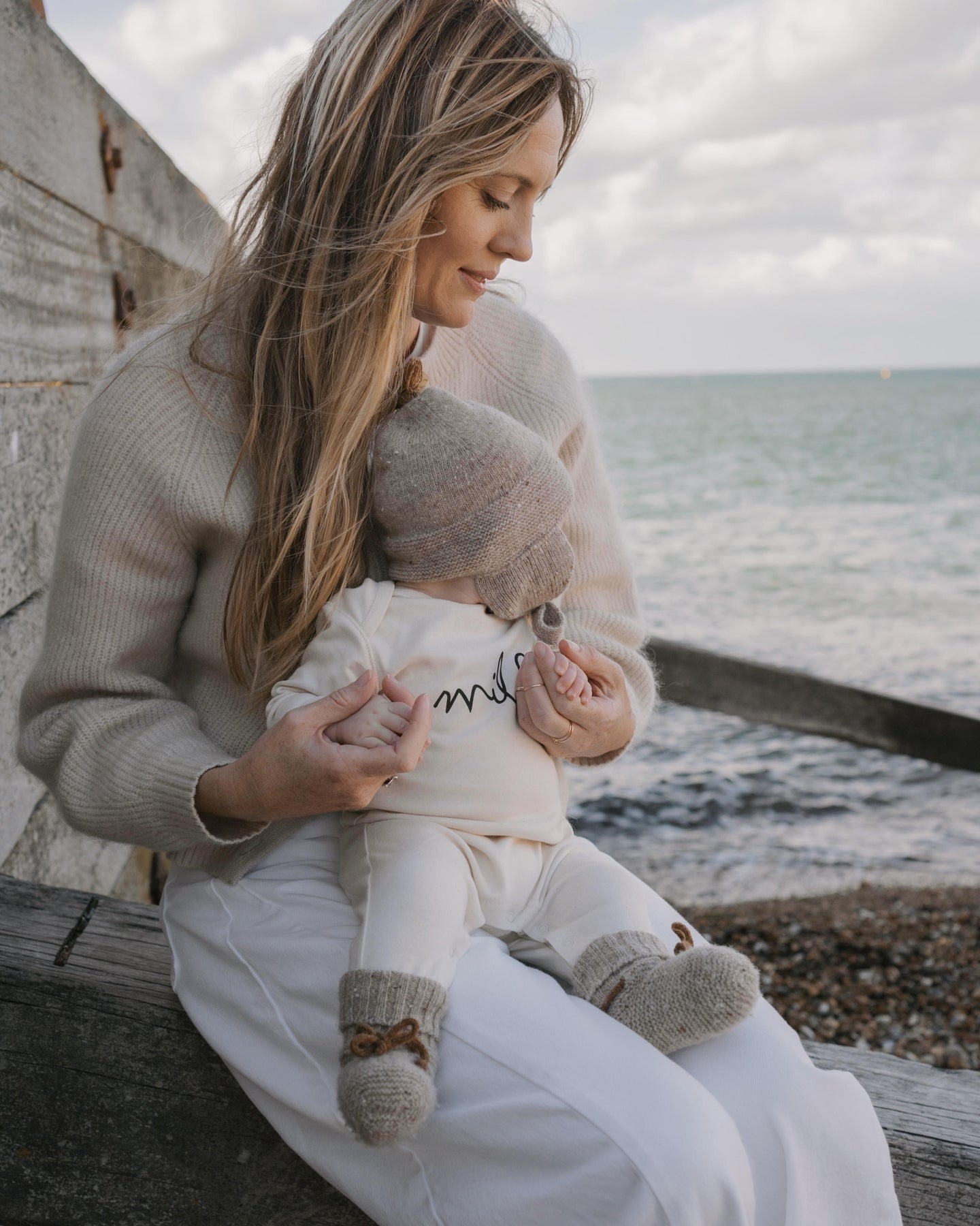 O~Z UNDYED MILK PLAYSUIT [organic zoo]