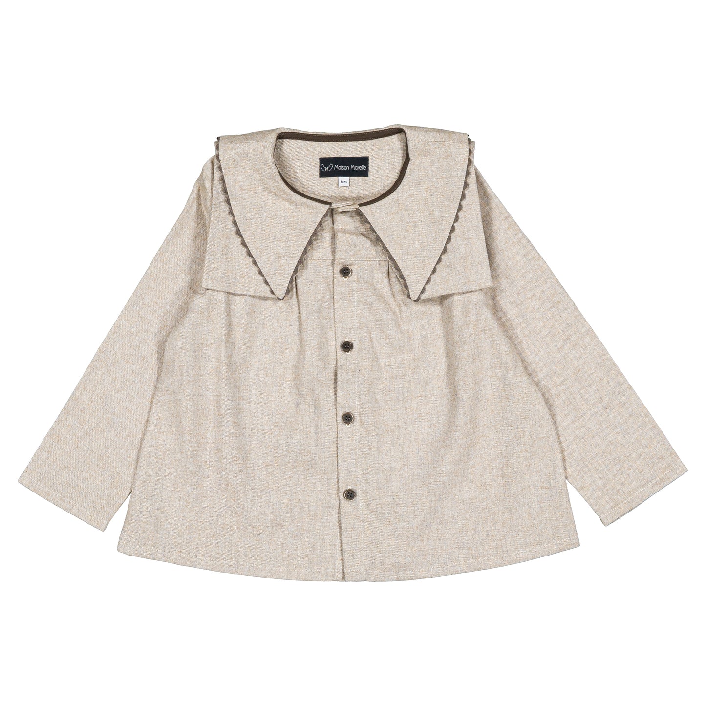 【オーダー会】 Shirt DUC - flannel beige [Maison Marelle](25AW Drop1) 【2025年12月中旬以降発送予定】
