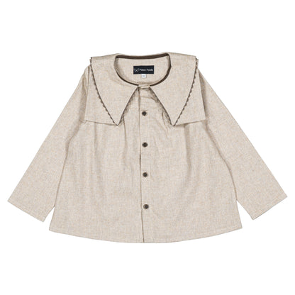 【オーダー会】 Shirt DUC - flannel beige [Maison Marelle](25AW Drop1) 【2025年12月中旬以降発送予定】