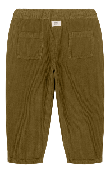 【予約販売】 CARROT PANTS - GREEN NUTRIA [STUDIO BOHEME] (25AW) 【2025年9月中旬以降入荷予定】