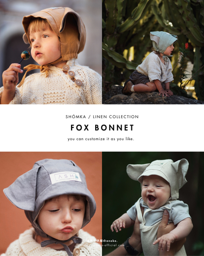 【オーダー会】LINEN BONNET & HAT [SHOMKA/ショムカ] (25SS)