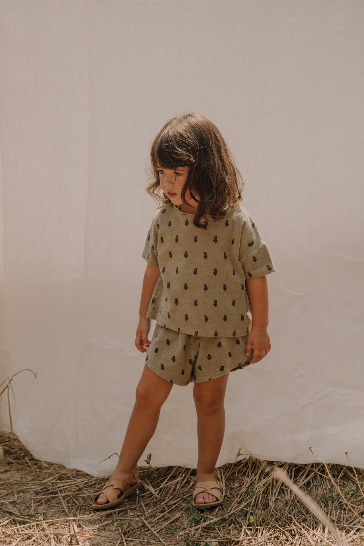 【OUTLET】 [STUDIO BOHEME] TSHIRT ESSENTIAL (SAGE/LAVENDER) - SS24