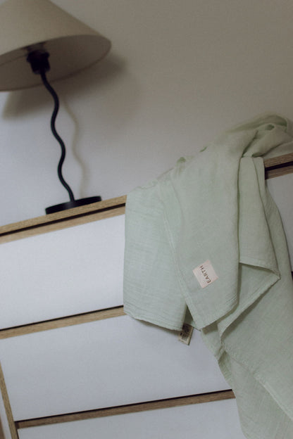 Hand Tie Swaddle - Green Tie Dye [EARTH THE ARCHIVE]
