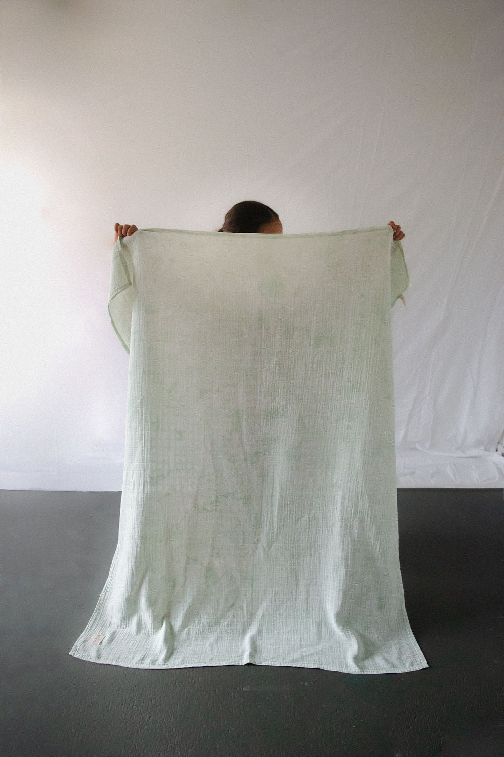 Hand Tie Swaddle - Green Tie Dye [EARTH THE ARCHIVE]