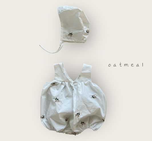 【予約商品】bebe-flower set [Oatmeal] (26SS)【2026年3月中旬以降順次発送】