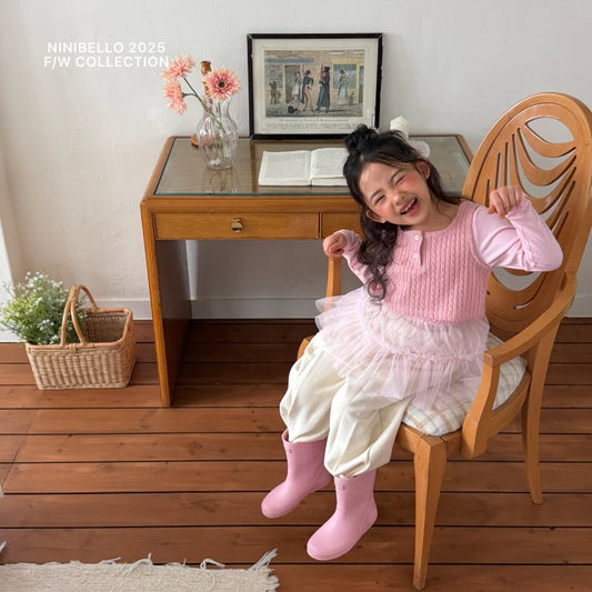 【予約販売】ballerina tutu tee [NINIBELLO] (26SS)【2026年2月下旬以降順次発送】