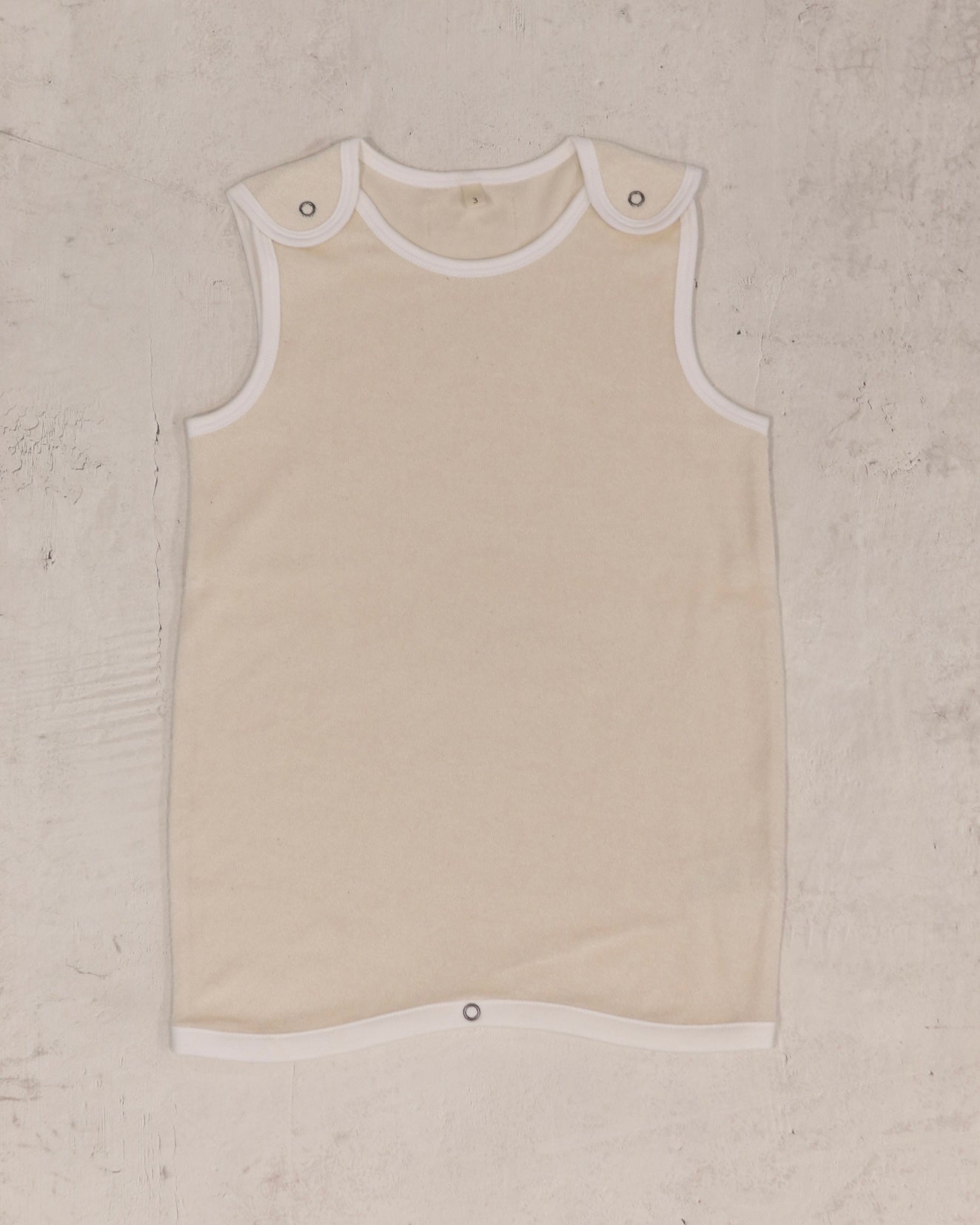 Sleeping vest - Ecru Cream [EARTH THE ARCHIVE] (26AW)