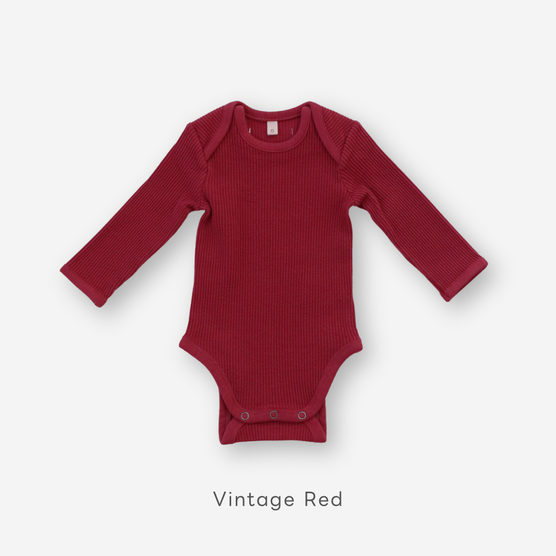 【26年11月オーダー会】 Long Sleeve Baby Suit [EARTH THE ARCHIVE] (全4色) 【2026年3月上旬以降お届け予定】