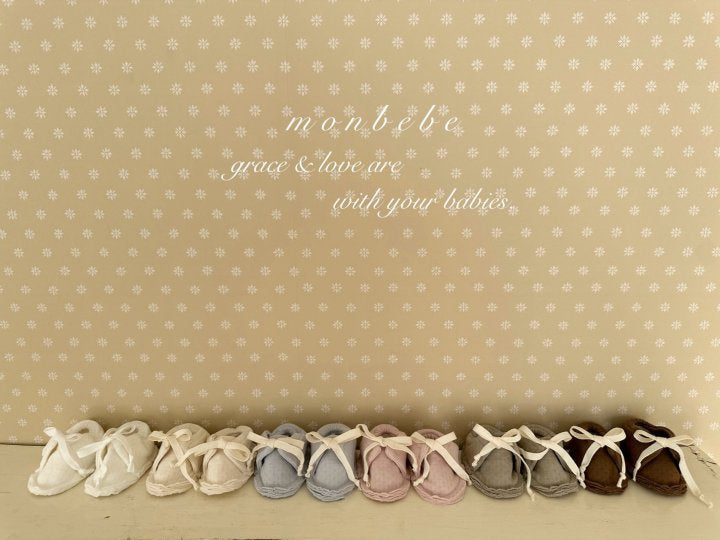 【予約商品】Noah Newborn Shoes [monbebe] (26SS)【2026年3月中旬以降順次発送】