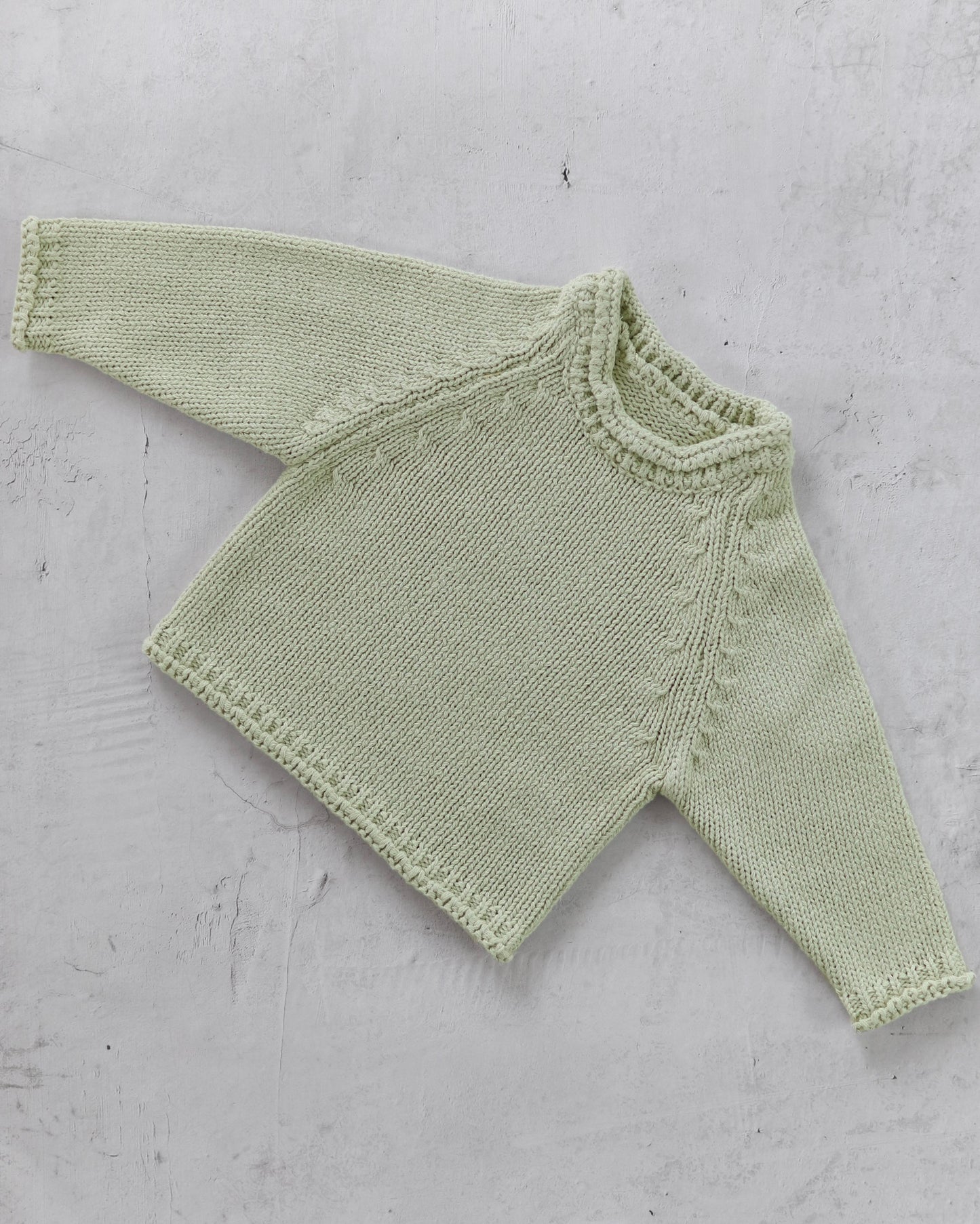 Knit top - Light Olive [EARTH THE ARCHIVE] (26AW)