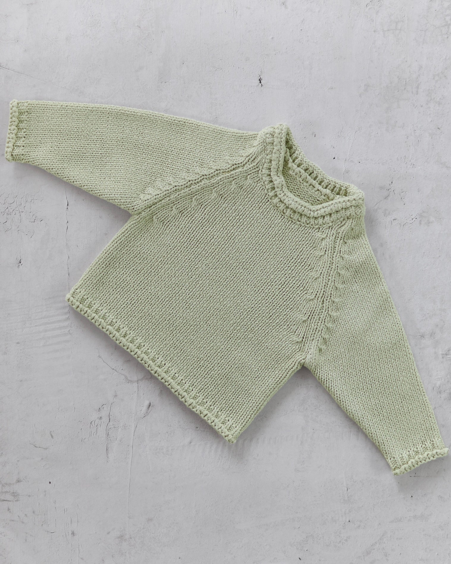 Knit top - Light Olive [EARTH THE ARCHIVE] (26AW)