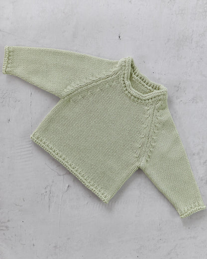 Knit top - Light Olive [EARTH THE ARCHIVE] (26AW)