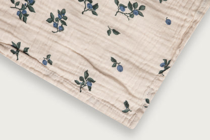 [garbo&friends] Blueberry Muslin  Swaddle Blanket