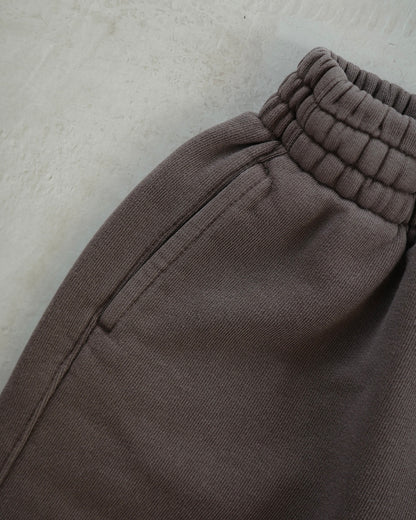 Organic French terry bottom - Brown [EARTH THE ARCHIVE] (26AW)