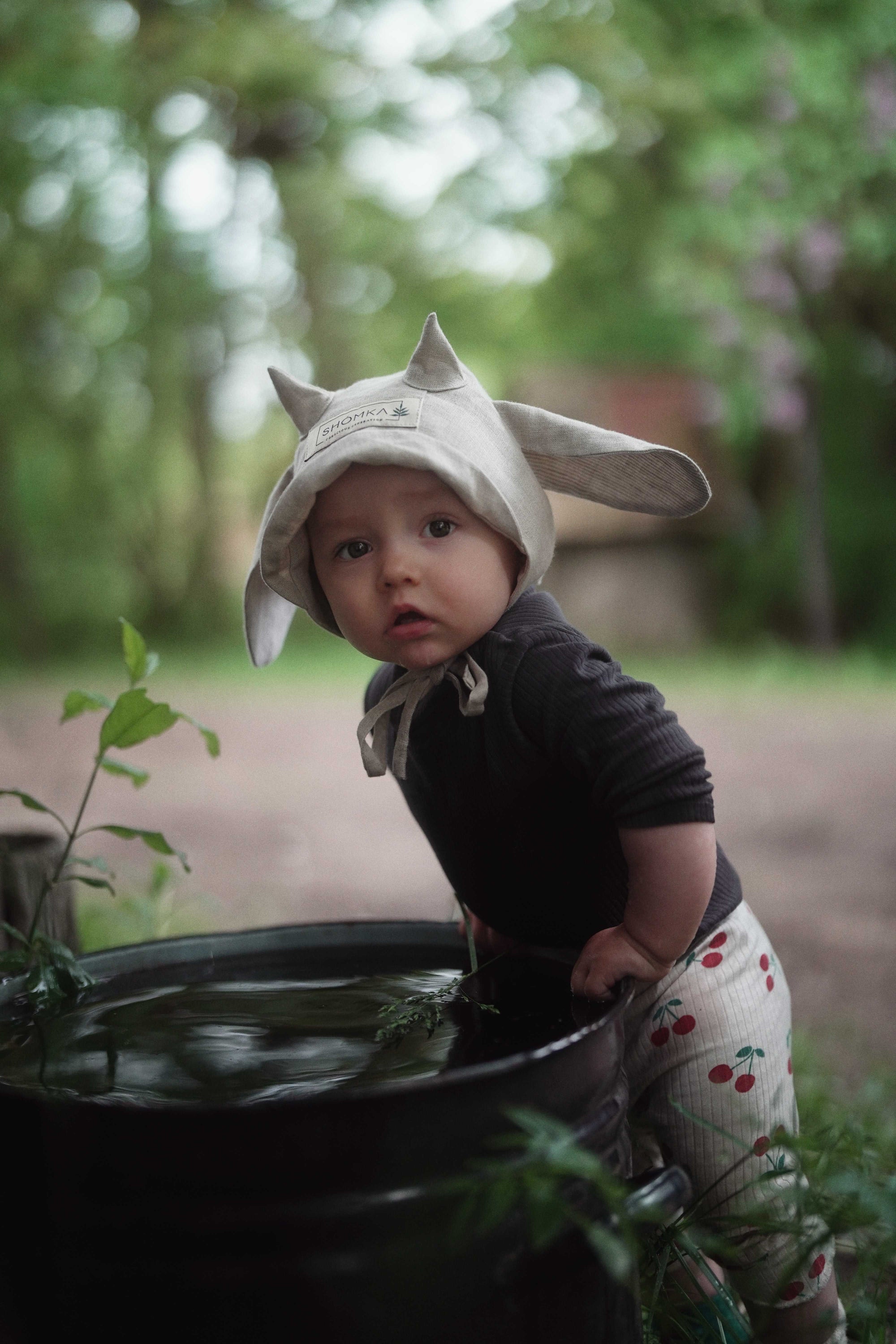 【オーダー会】'COW' LINEN BONNET [SHOMKA] 【2026年5月下旬以降順次発送】