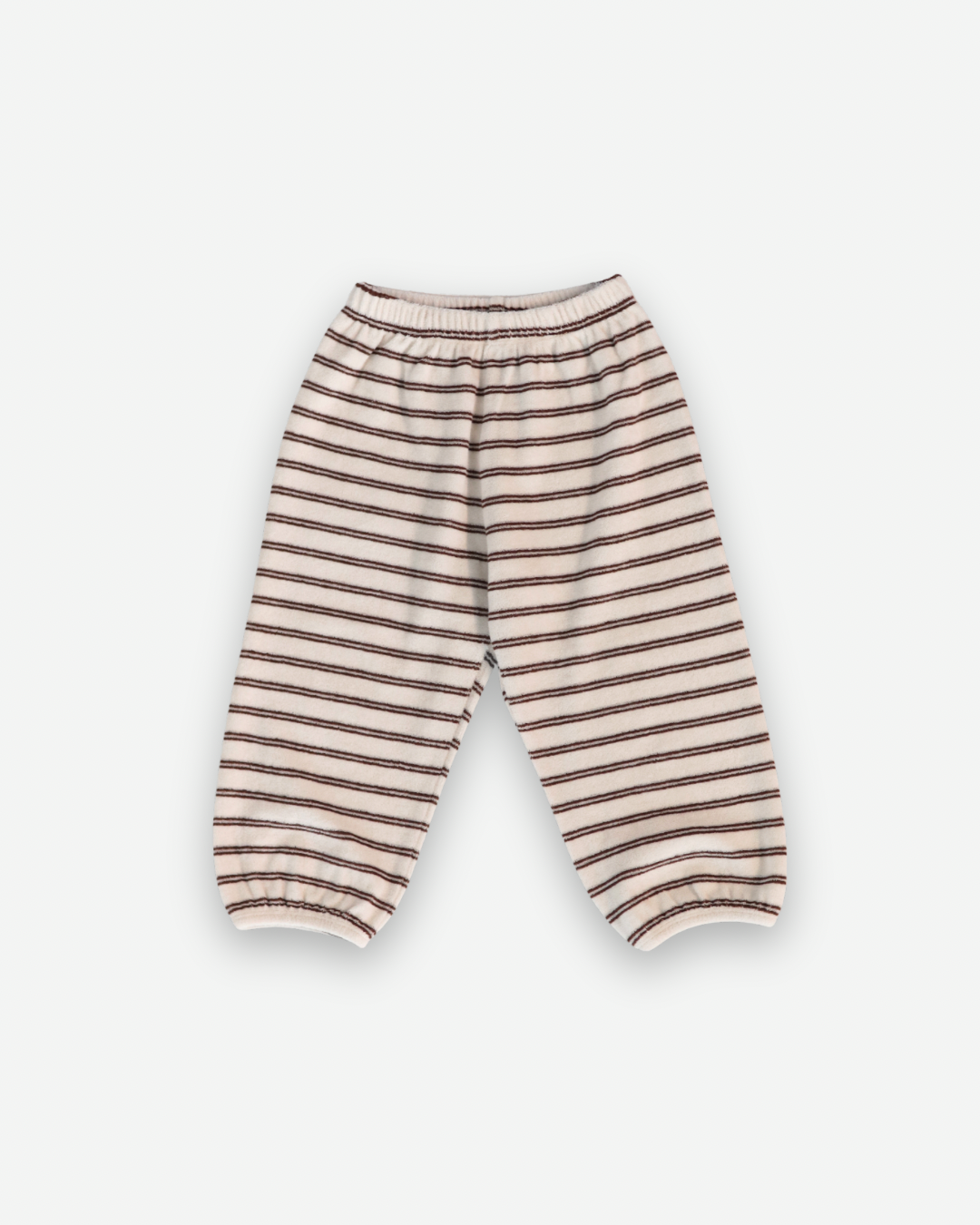 Terry jogger - Brown Stripe [EARTH THE ARCHIVE] (26AW)