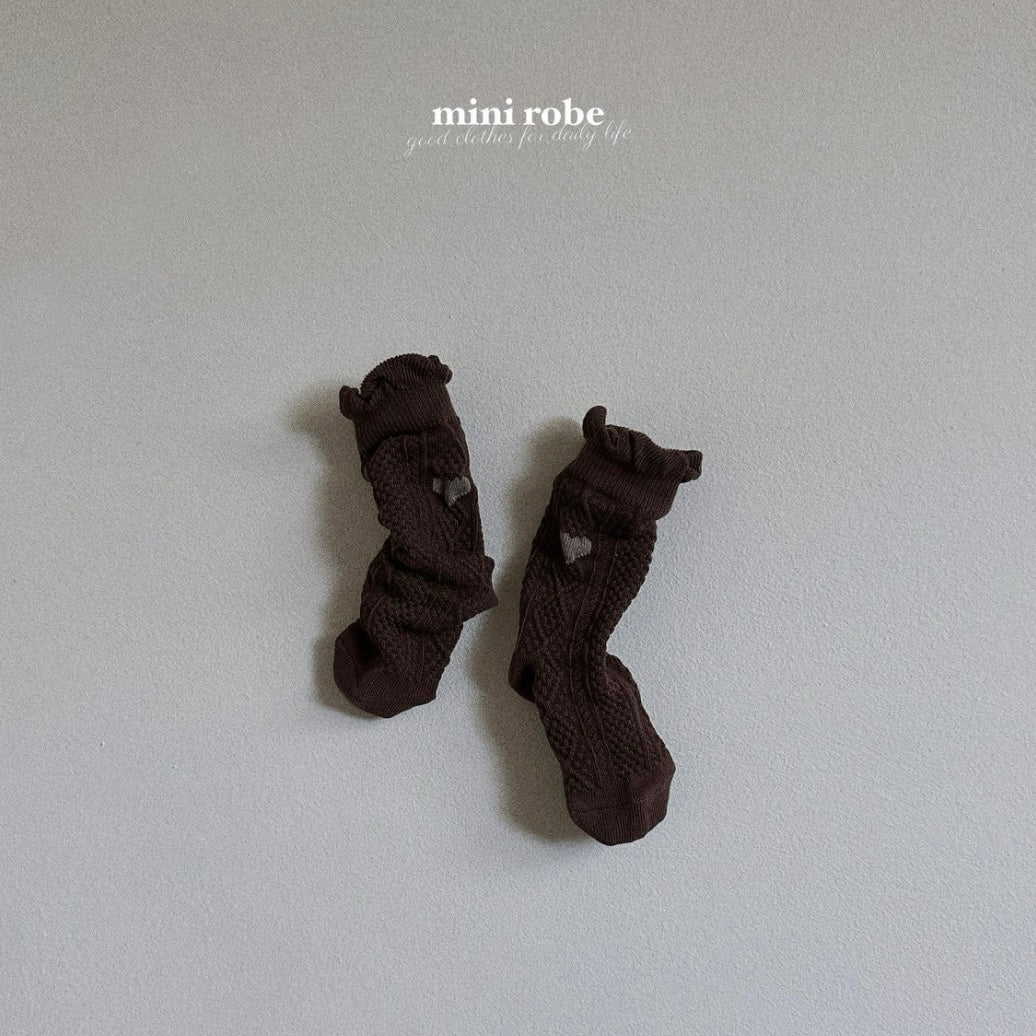 【オーダー会】[minirobe] bear socks (3足set) - SS24【2024年3月中旬以降順次お届け】