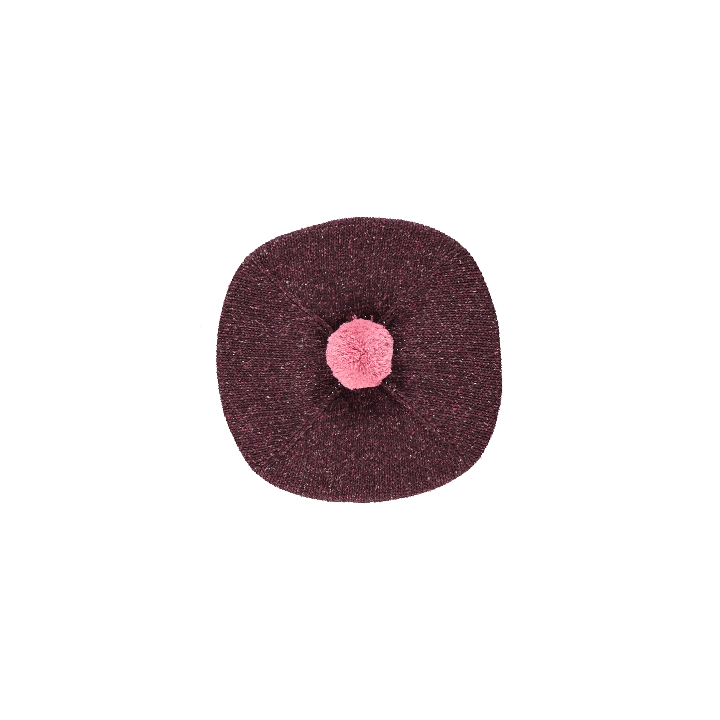Gemma Beret - Aubergine Knit [Bebe Organic](26AW)drop1