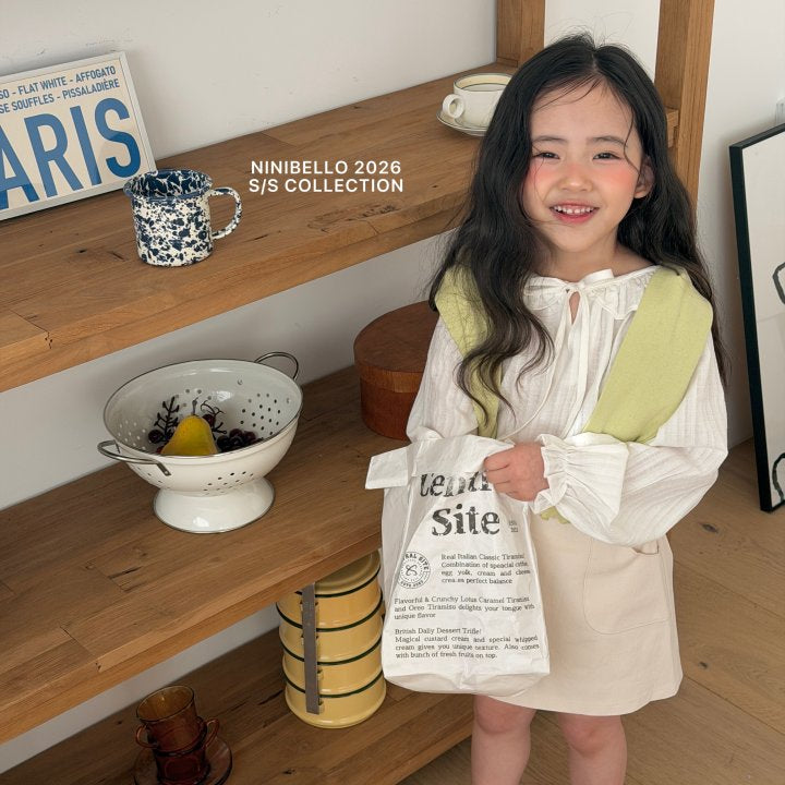 【予約販売】Blossom Blouse [NINIBELLO] (26SS)【2026年2月下旬以降順次発送】