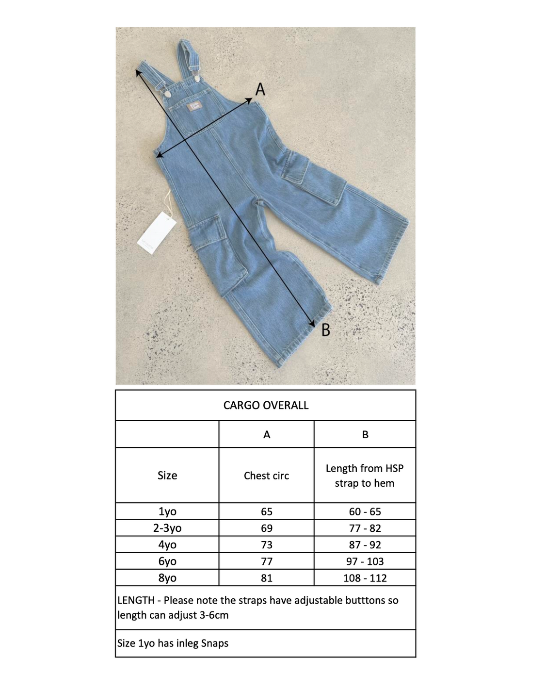 Cargo Overall - New Natural [Twin Collective]