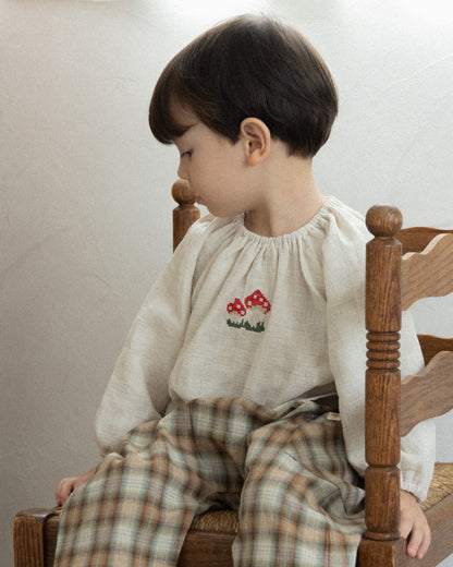 Little Mushroom Blouse [Doucement] (25AW)【2025年10月下旬以降お届け予定】