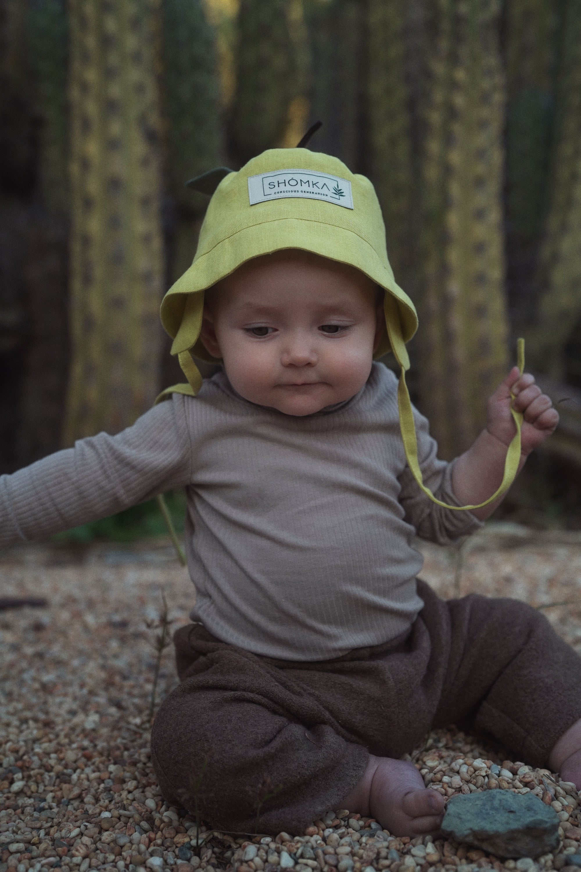 【オーダー会】'LEMON' LINEN FRUITS HAT [SHOMKA] 【2026年5月下旬以降順次発送】