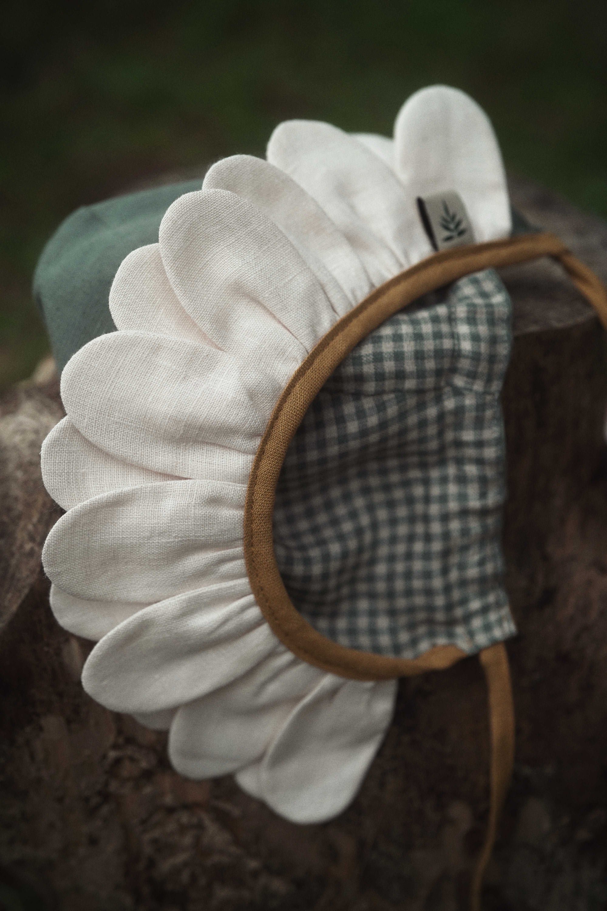 【オーダー会】'DAISY' LINEN FLOWER BONNET [SHOMKA] 【2026年5月下旬以降順次発送】