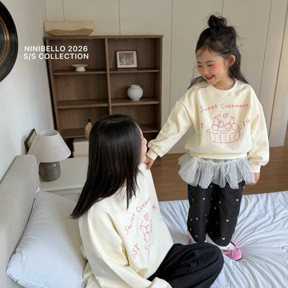【予約販売】ballerina tutu tee [NINIBELLO] (26SS)【2026年2月下旬以降順次発送】