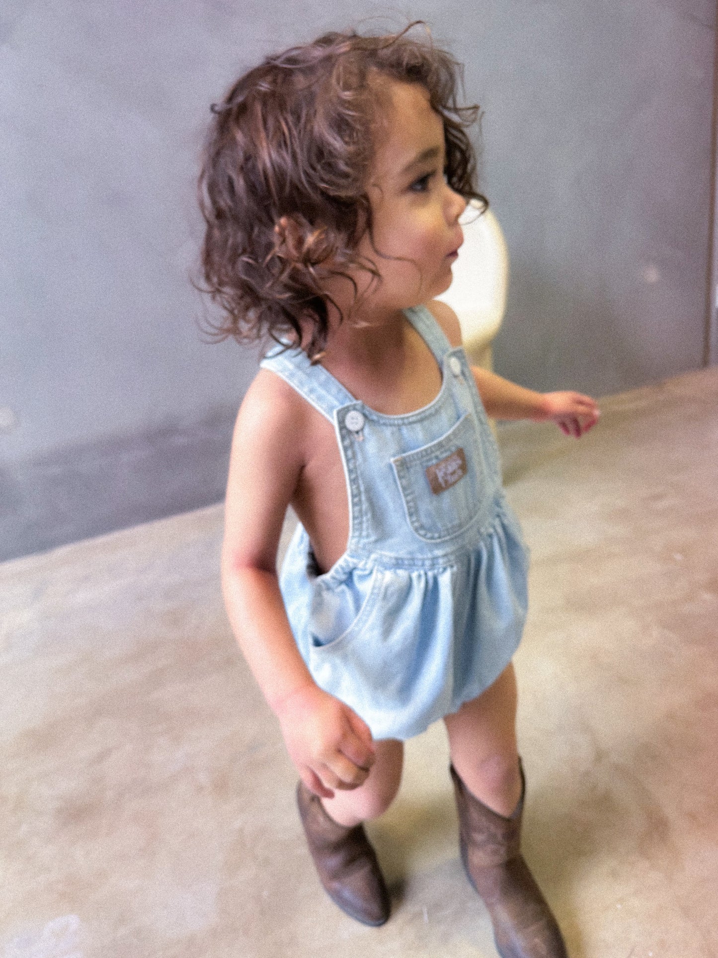 Bowie Bubble Romper - Blue Heaven [Twin Collective]